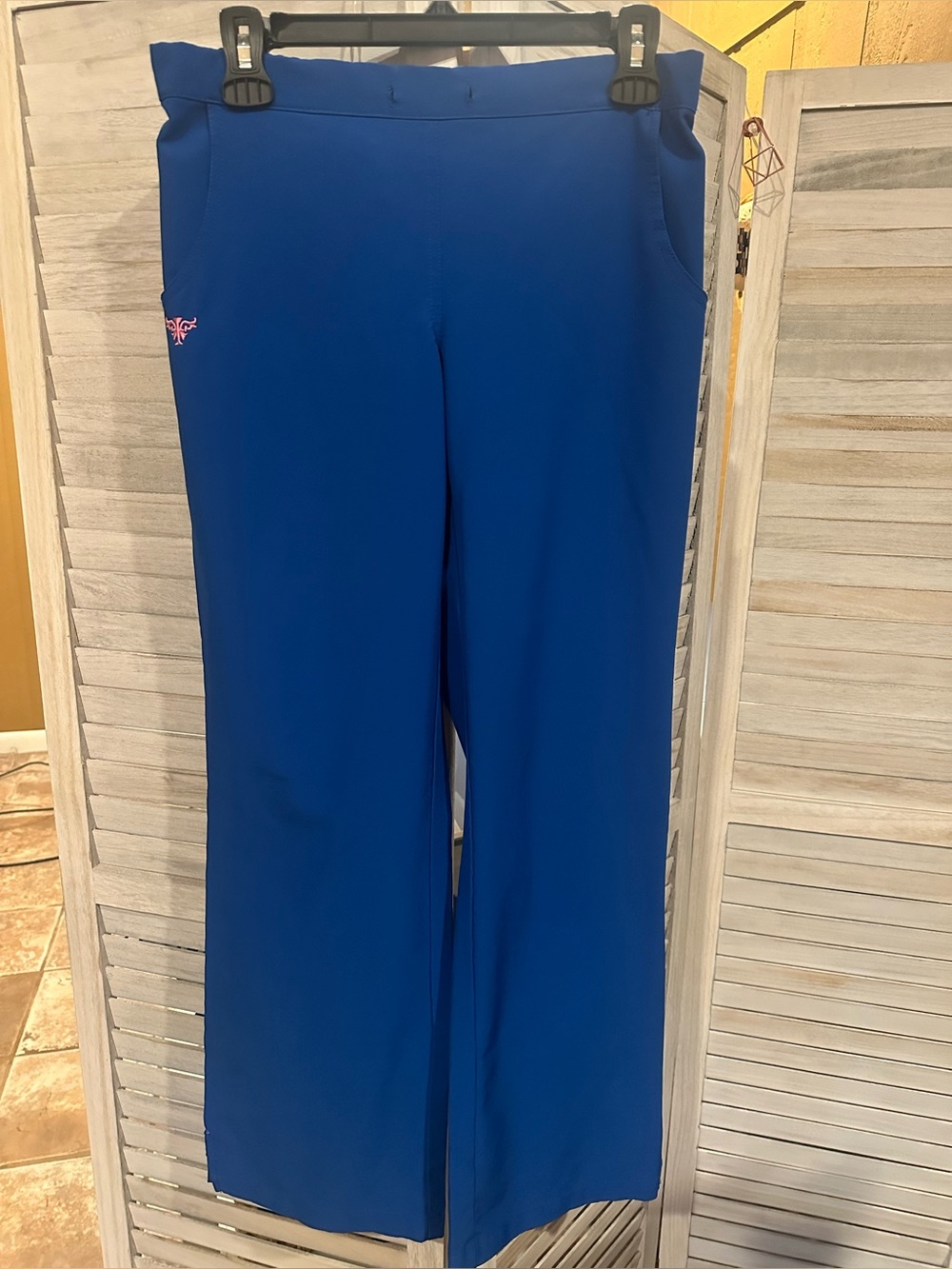 Med Couture Women's Royal Blue Scub Pants